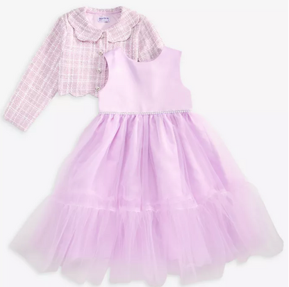 Lilac Audrey Hepburn Tulle Dress & Jacket