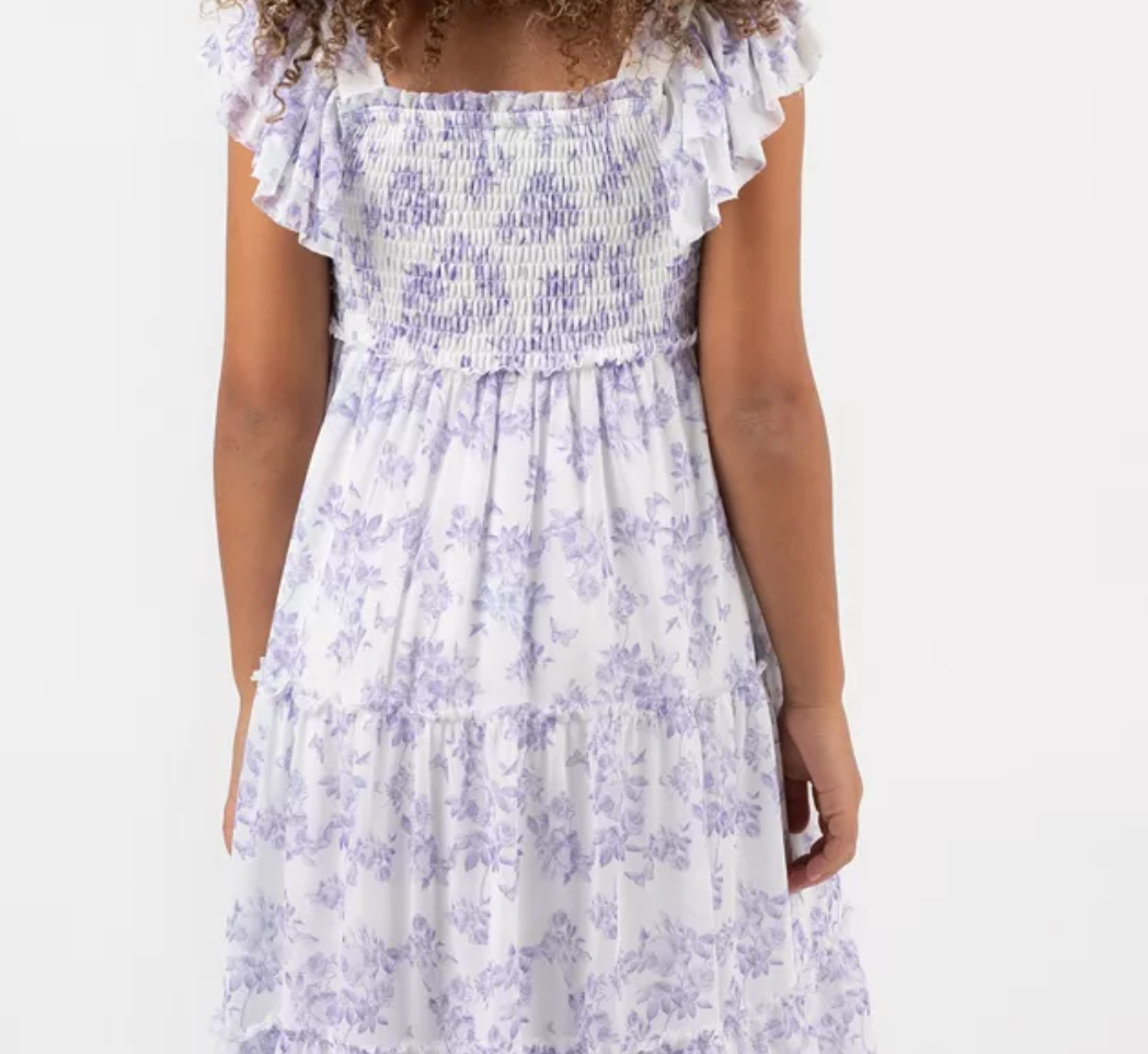 Lilac Tulle Toile Dress