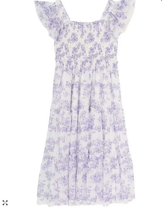 Lilac Tulle Toile Dress 3/3T