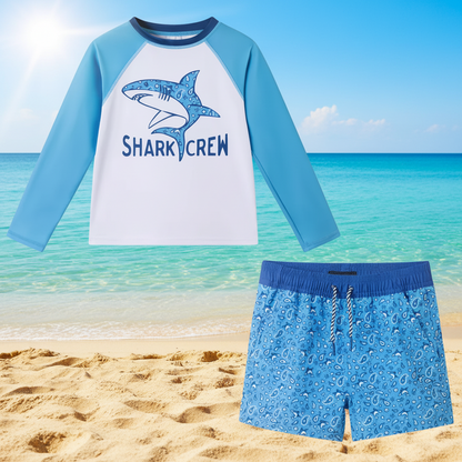 Shark Rash Guard & Shorts