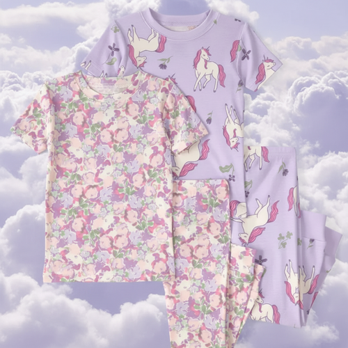 4 Pc. Unicorn PJ Set - Lemonade Mermaid