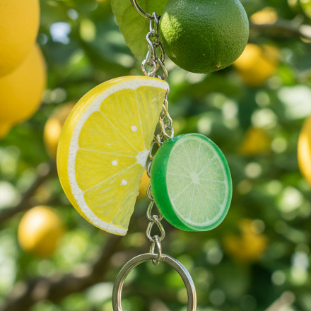 Lemon Lime Keychain