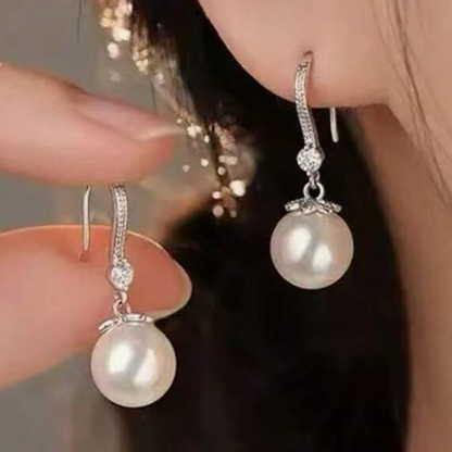 Faux Pearl Earrings