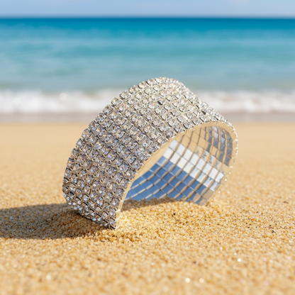 Silver Stretch Bling Bracelet