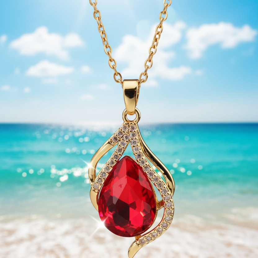 Waterdrop Necklace (3 Colors) - Lemonade Mermaid