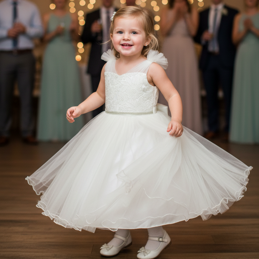 Pale Green Embroidered Dress