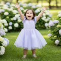 Lavender Polka Skirt Dress - Lemonade Mermaid