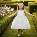 Ivory Flower Skirt Dress - Lemonade Mermaid