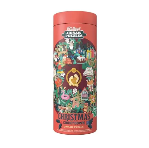 Christmas Countdown 1000-Piece Jigsaw Puzzle: Giant Cylinder! - Lemonade Mermaid