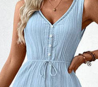 Breeze Powder Blue Vacation Dress