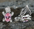Turtle Dimension Earrings (Clip-Ons)