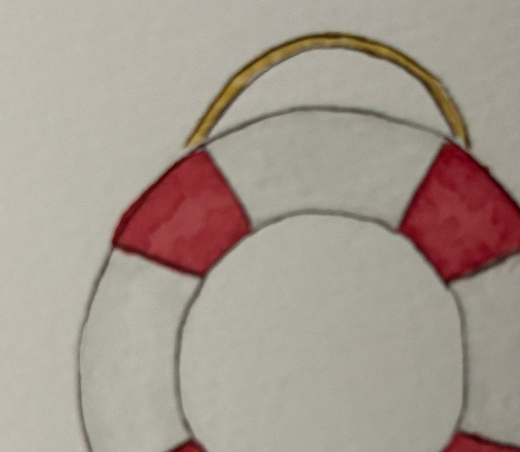 Lifesaver Note Card by Alayna