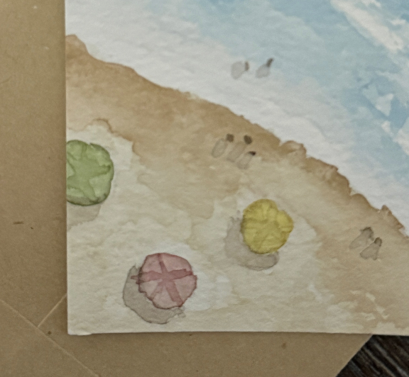 Seashore Note Card by Alayna