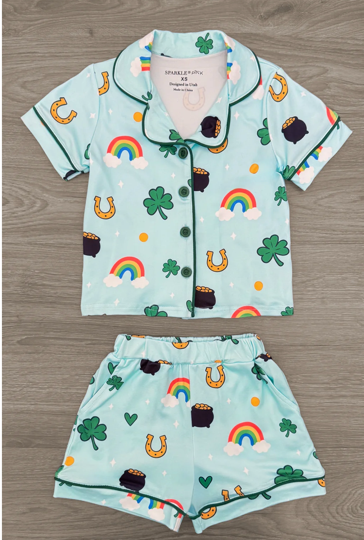 Kids' Lucky Mint Pajamas