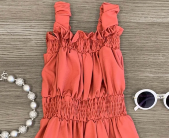 Girls' Rose Jumpsuit