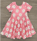 Sequin Daisy Pink Dress