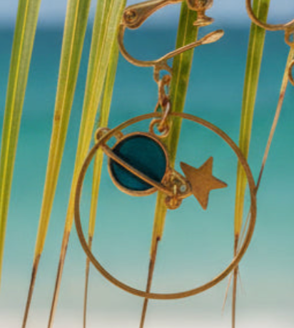 Asymmetric Celestial Earrings (Clip-Ons)