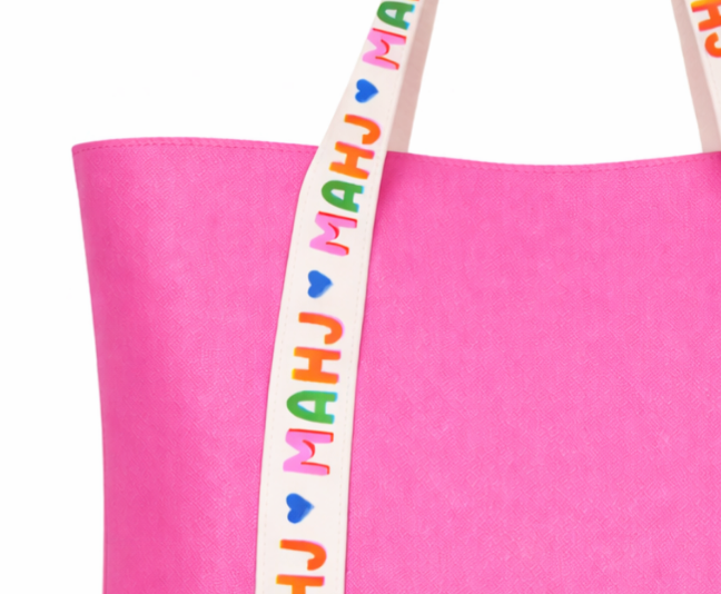 Pink Mah Jong Tote