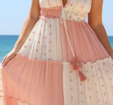 Boho Patch Tassel Maxi Dress (2 Colors)