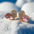 Pink Kiss Earrings - Lemonade Mermaid