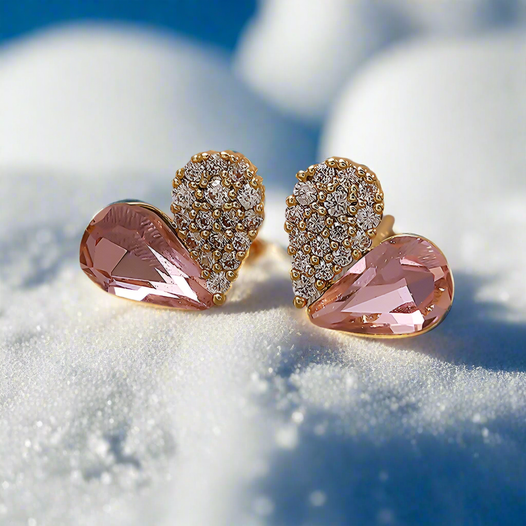 Pink Kiss Earrings - Lemonade Mermaid