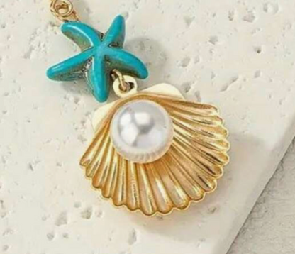 Starfish & Shell Earrings