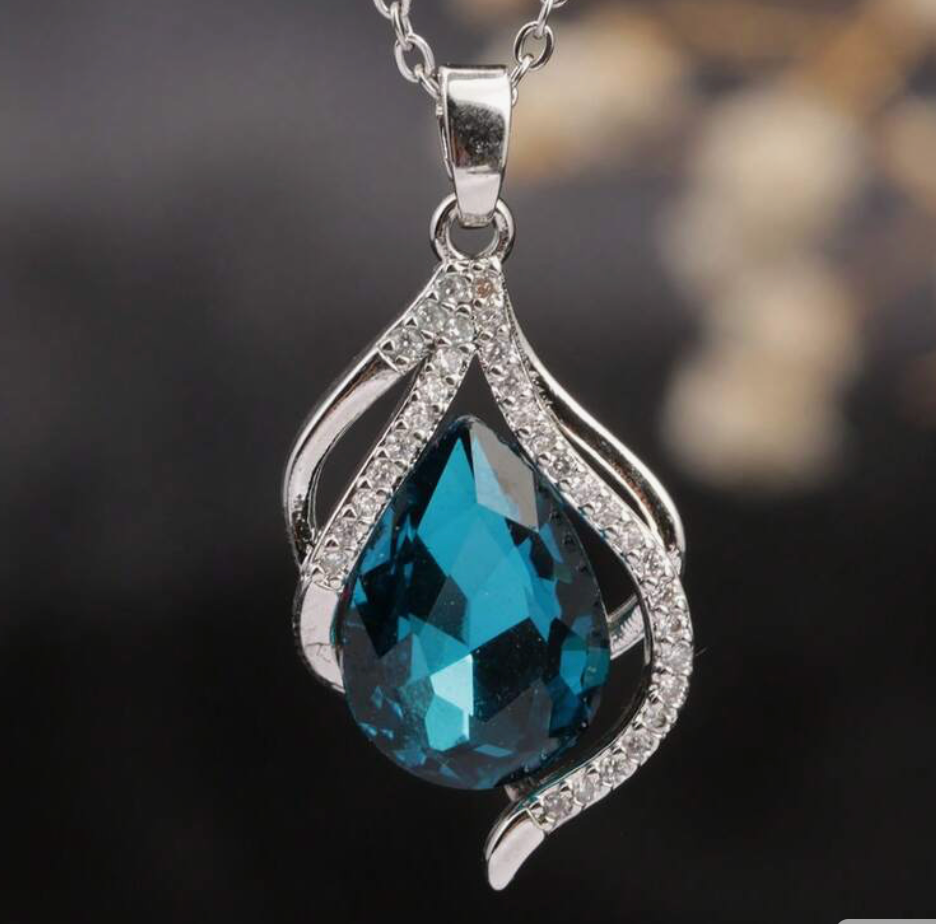 Waterdrop Necklace (3 Colors) - Lemonade Mermaid