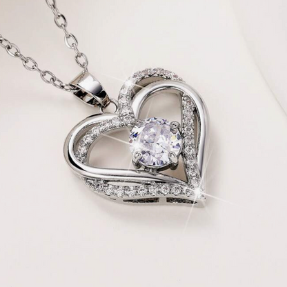 True Heart Necklace, Cubic Zirconia (3 Styles)