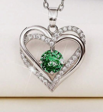 True Heart Necklace, Cubic Zirconia (3 Styles)