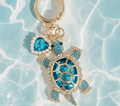 Sparkle Turtle Keychain