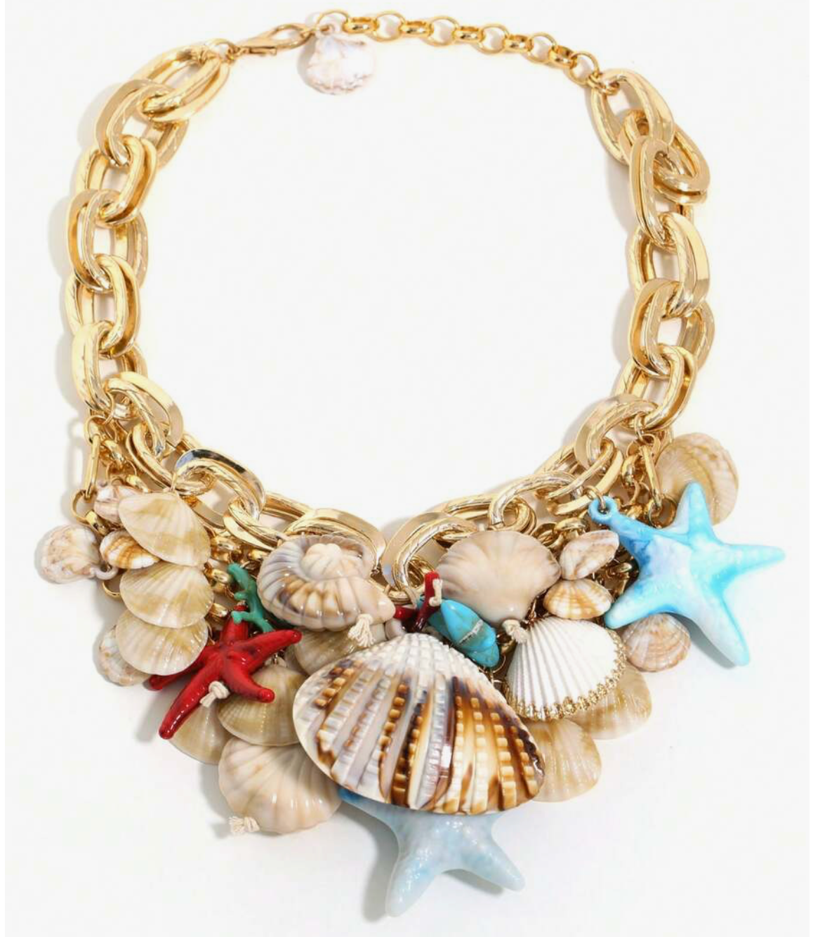 Shell Statement Mermaid Necklace
