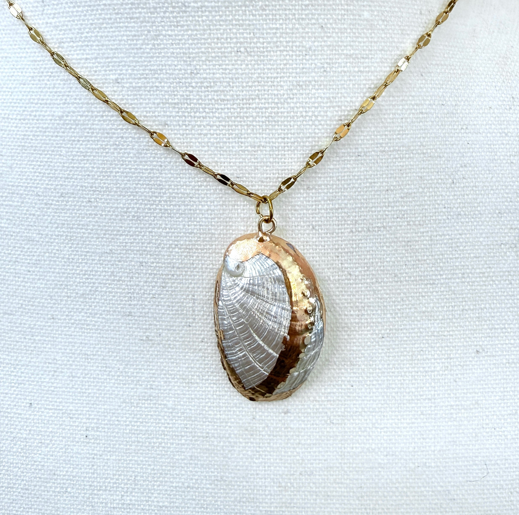 Single White Shell Necklace