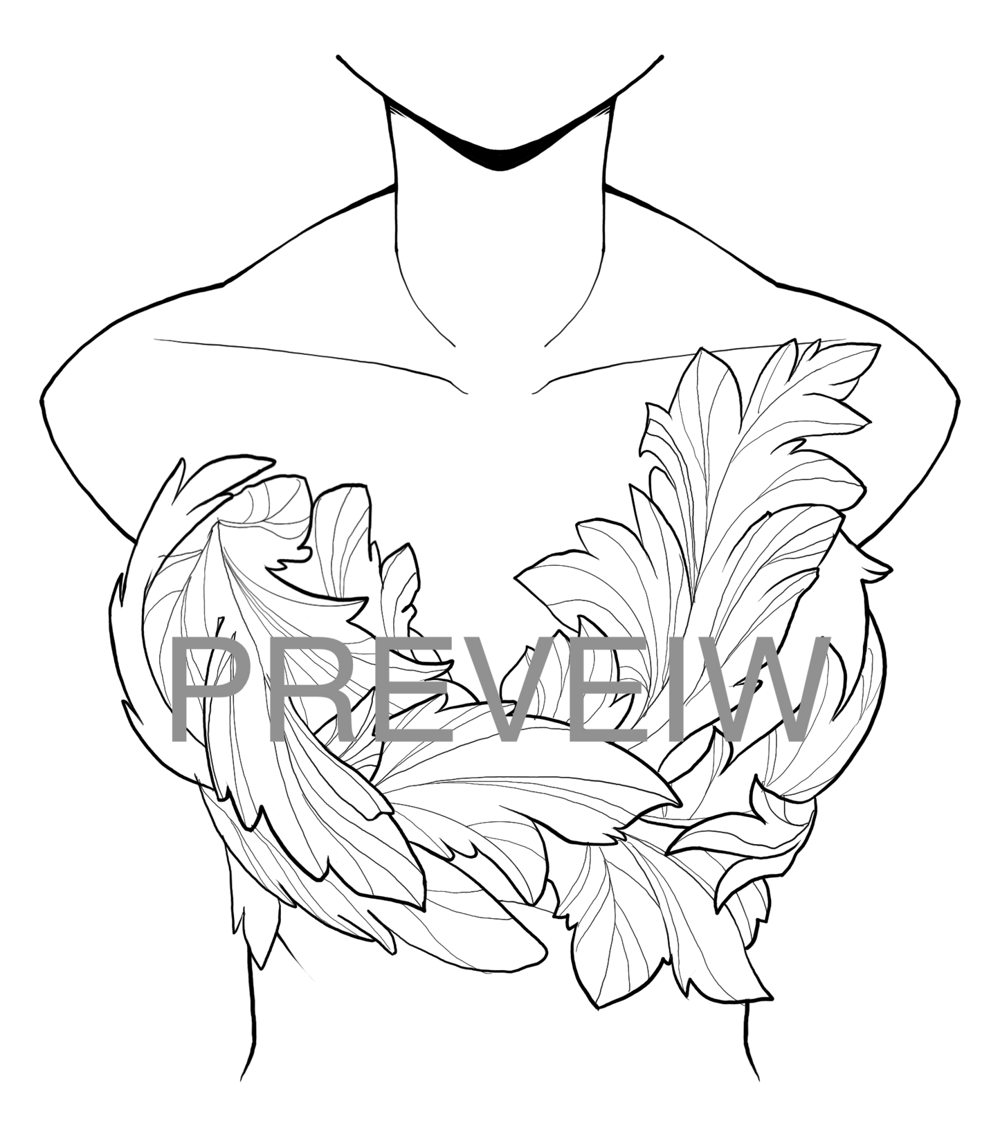 Custom Silicone Mermaid Top Mockup & Design Preview