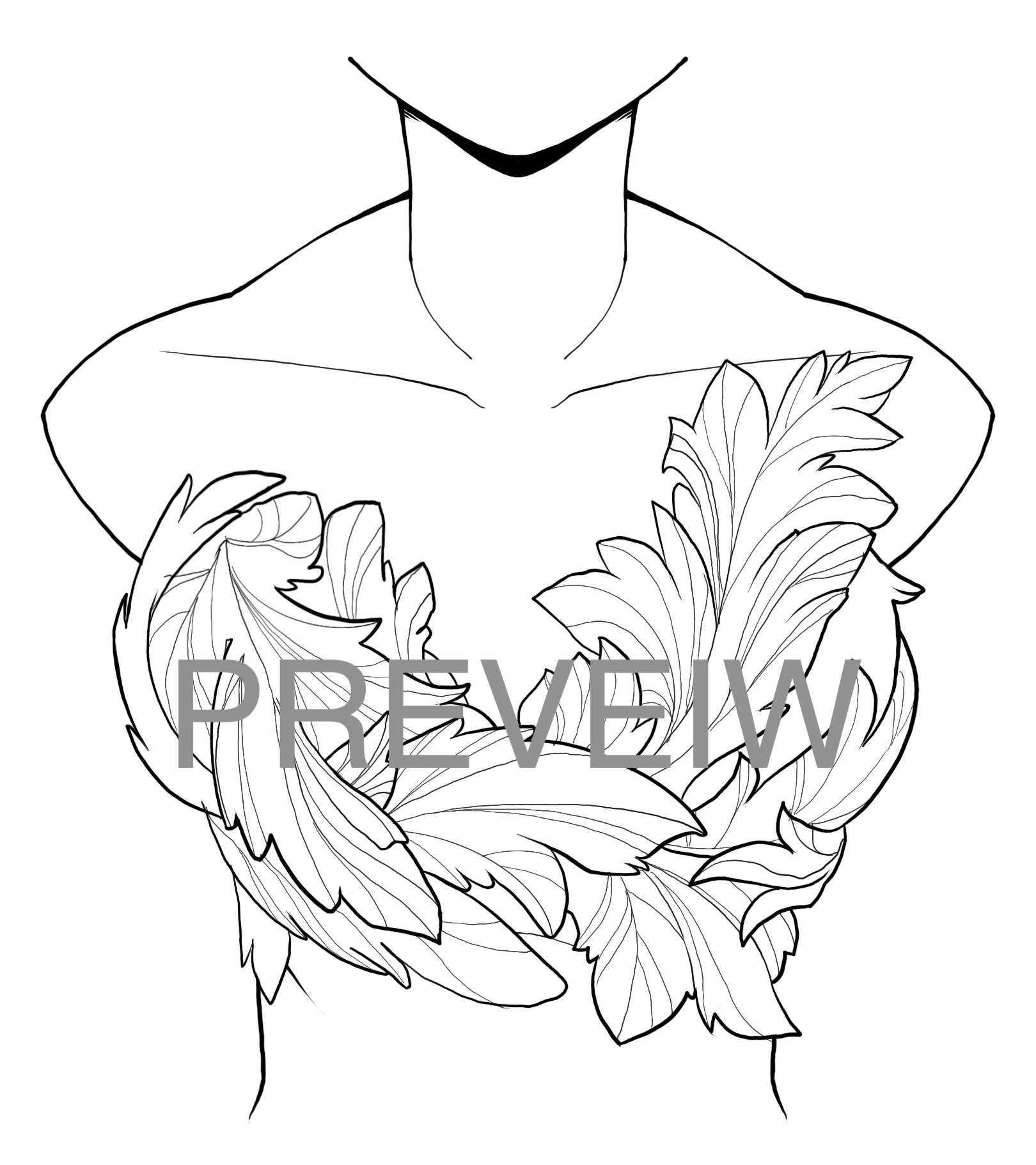 Custom Silicone Mermaid Top Mockup & Design Preview