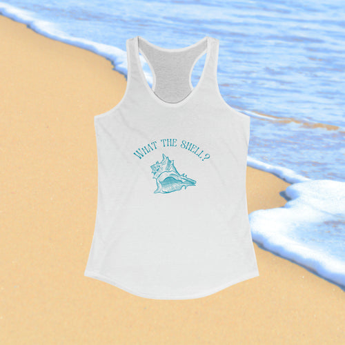 'What the Shell?" Nautically Naughty Racerback Tank (3 colors) - Lemonade Mermaid