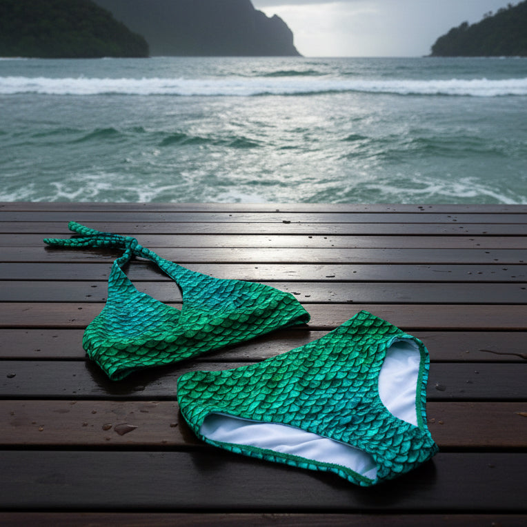 Siren Green Mermaid Swimsuit