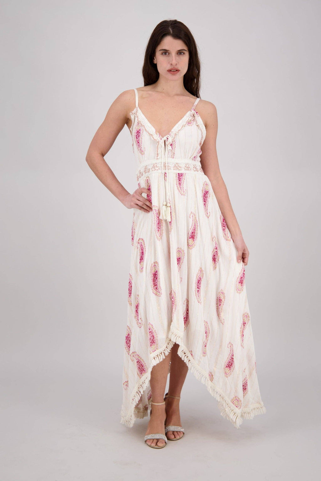 Paisley Flowy Maxi Dress - Lemonade Mermaid