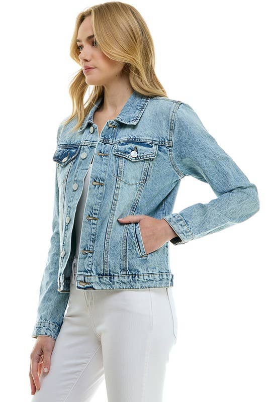 (New) Denim Jacket - Lemonade Mermaid