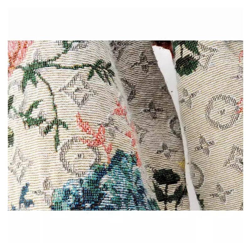 Floral Denim Jacket - Lemonade Mermaid