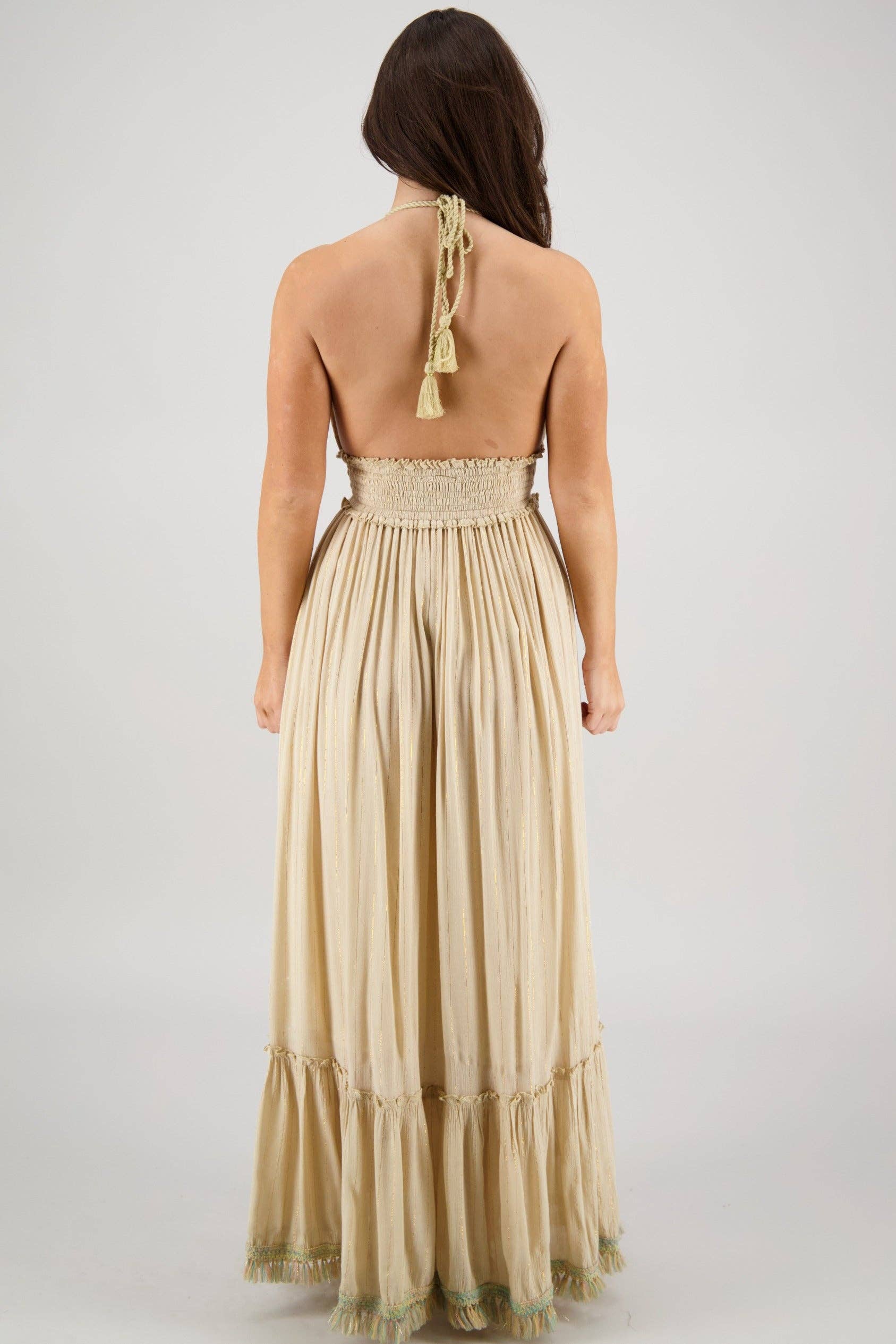 Beachy Long Tassel Dress