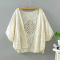 Lace Cardigan with Batwing Sleeves - Lemonade Mermaid