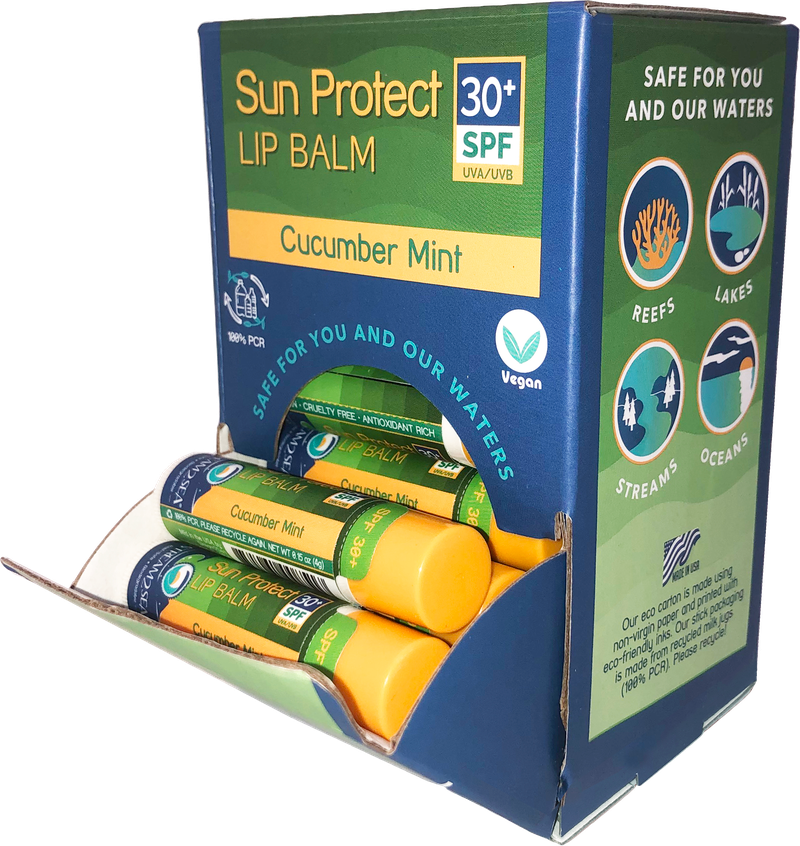Cucumber Mint Sun Protect Lip Balm SPF 30 - Lemonade Mermaid