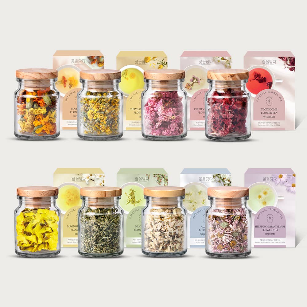 Kkokdam Flower Tea Glass Jar