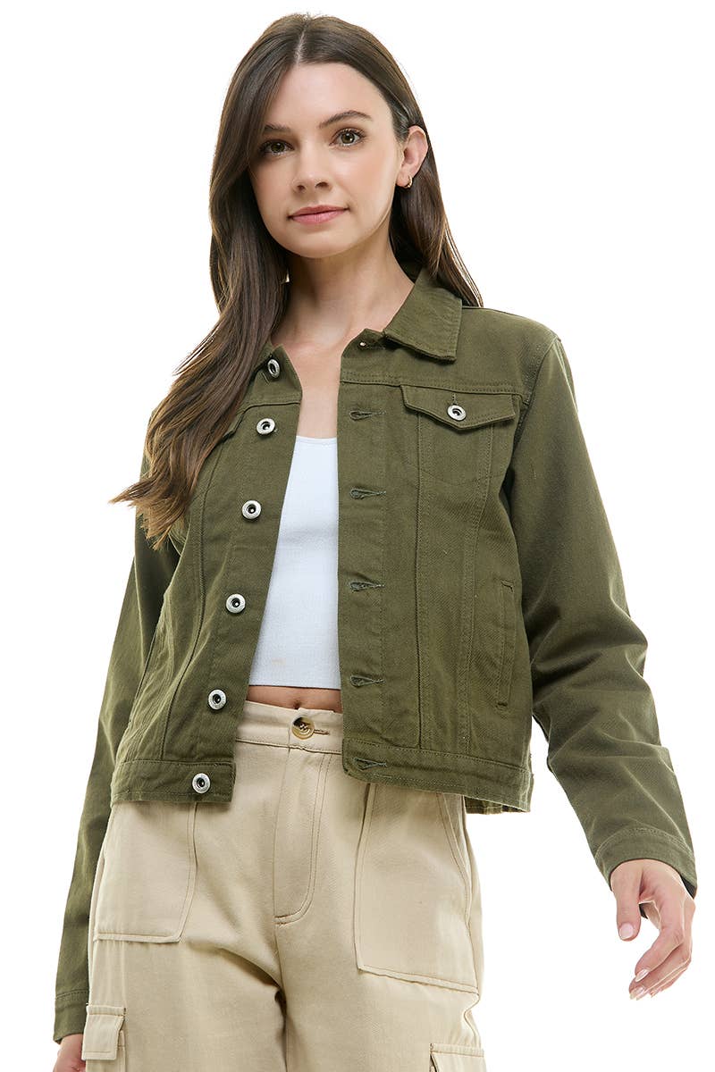 (New) Denim Jacket - Lemonade Mermaid