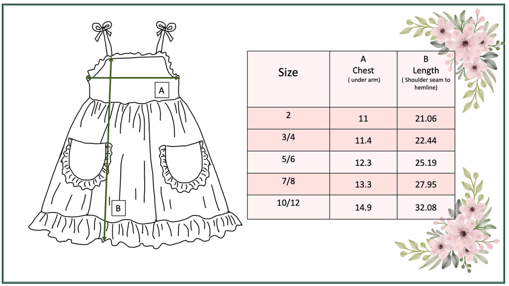 Girls' Mint Gingham Ruffle Pocket Dress - Lemonade Mermaid