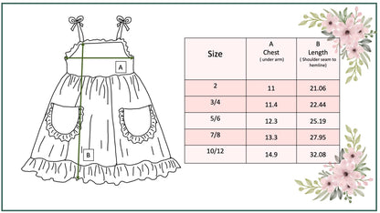 Girls' Mint Gingham Ruffle Pocket Dress