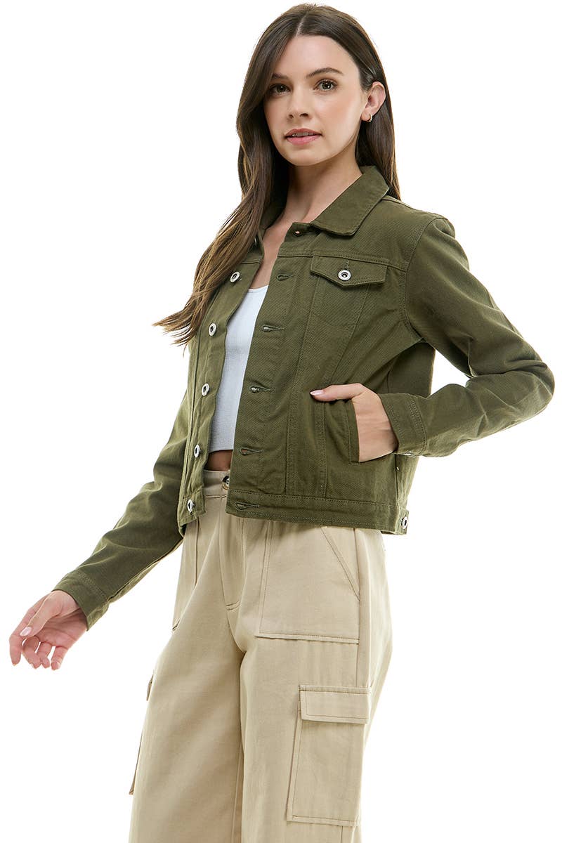 (New) Denim Jacket - Lemonade Mermaid