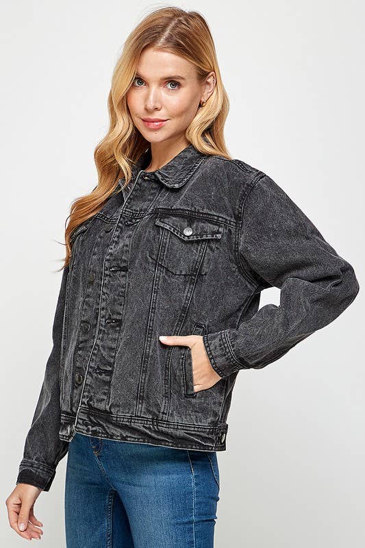 (New) Denim Jacket - Lemonade Mermaid