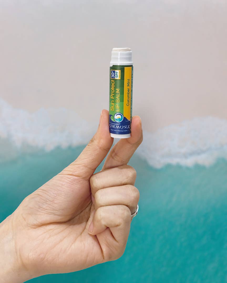 Cucumber Mint Sun Protect Lip Balm SPF 30 - Lemonade Mermaid