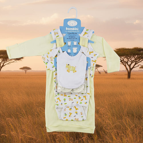 7-Pc Newborn Zebra Giraffe Set - Lemonade Mermaid